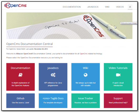 OpenCms documentation and demo sites | Alkacon OpenCms