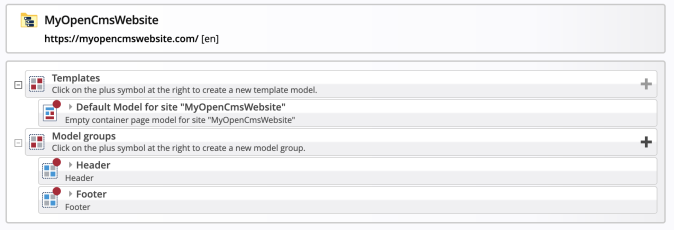 How to create a new website using the Mercury template | Alkacon OpenCms