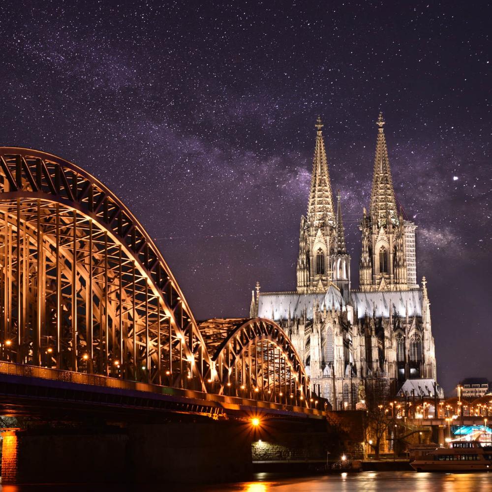 Kölner Dom bei Nacht