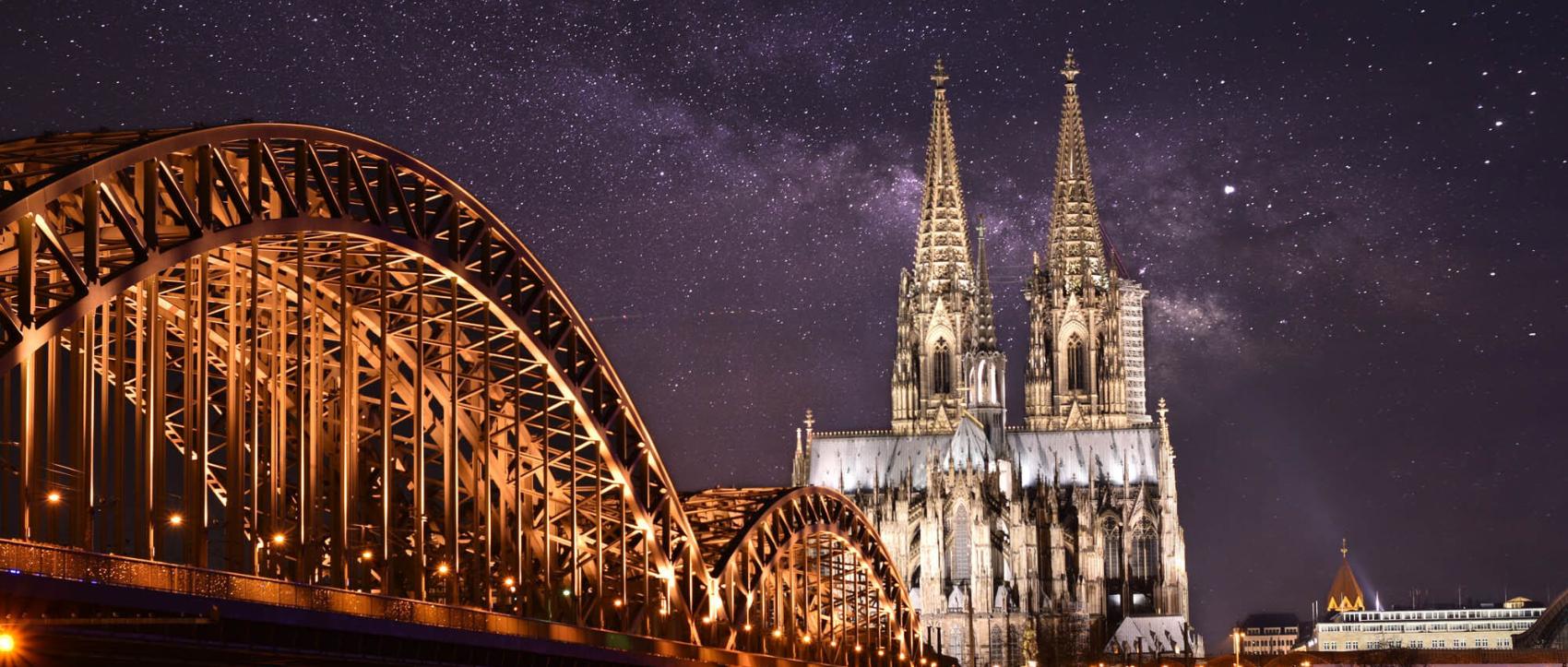 Kölner Dom bei Nacht