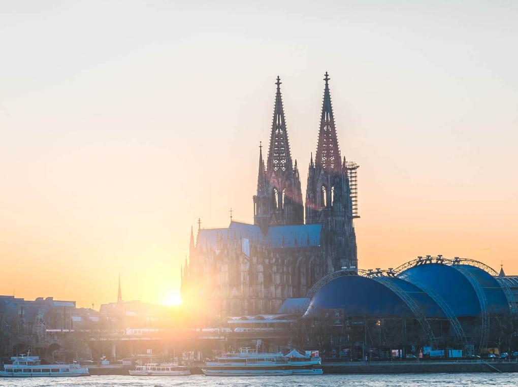 Kölner Dom am Abend