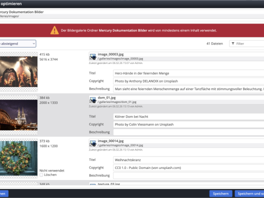 Optimize gallery: order by size